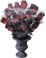 Bouquet roses rouges Halloween