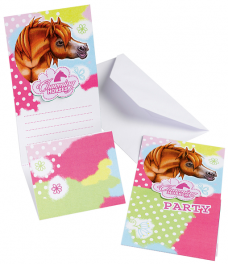 Cartons d'invitation Cheval