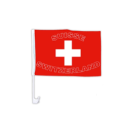 Drapeau pour véhicule Suisse