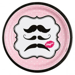 Assiettes Moustache