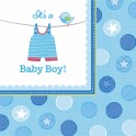 Serviettes bleues It's a Baby Boy