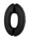 Ballon alu chiffres 102 cm noir